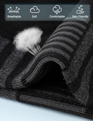Image of Airacker Athletic Socks Sport Running Calf Socks Performance Cushioned Breathable Crew Socks for Men Women(6 Pairs)