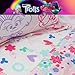 Trolls Kids Bedding Super Soft Premium Organic Cotton Duvet Cover with Sham, 2 Piece Twin Size, (Officially Licensed Product) by Franco