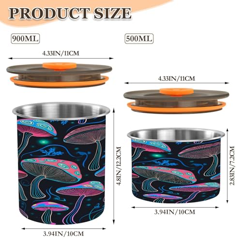 Contenedor para café al vacío Qilmy, acero inoxidable, 500 ml miniatura 3