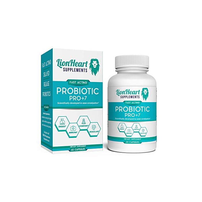 Buy Morning PROBIOTIC Supplement 5 Billion for Fast Constipation & IBS