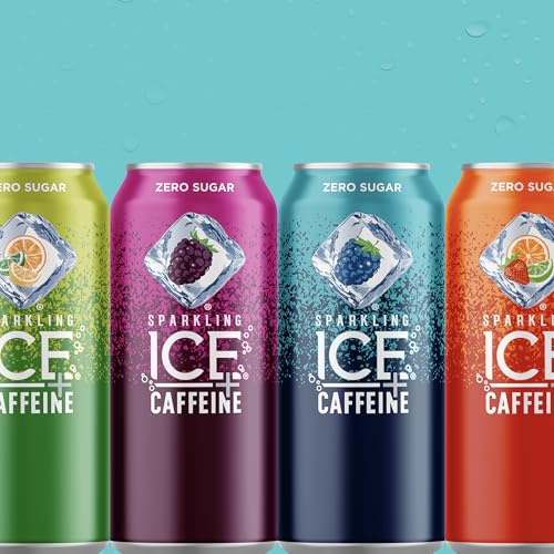 Sparkling Ice +Caffeine Variety Pack, Flavored Sparkling Water, Zero Sugar thumb #4