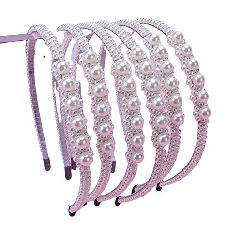 El Regalo Pearl Beads Decoration Hair Band Headband for Kids, Girls and Women | Bridal Party Pearls Hairbands (2 Layers Stylish Pearls Hairbands) (B08NYRD52J) Amazon Price History, Amazon Price Tracker