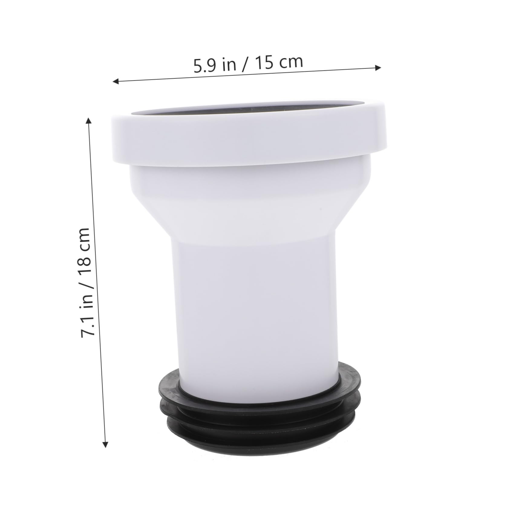 2 Pezzi Estensione per Collega e Previeni Perdite Tubo Estensione per Wc e Facile Installazione e Alta Accessorio Design