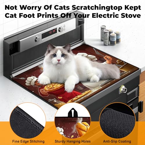 Image of Stove Top Cover for Glass Electric Stove (Pizzas, 30 inch x 21 inch)