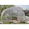 Polycarbonate Roofing Sheet - DIY Greenhouse Panel, 1.2m X 5m (3.9' X 16.4'), Grey, 1.0mm Thick - Waterproof, Cut-to-Size For Roof, Canopy, Carport