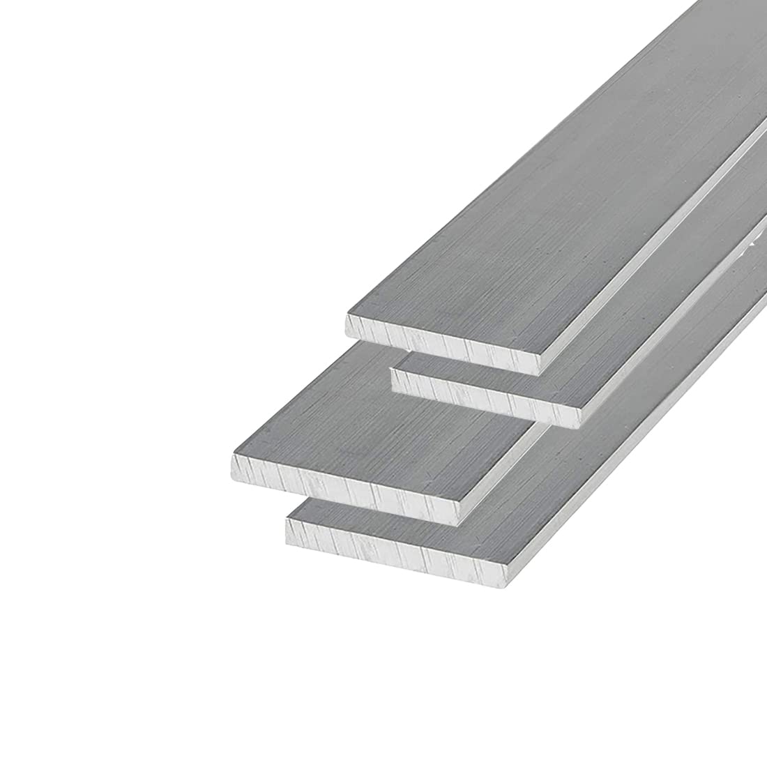 4 sztuki płaskiego pręta ze stali nierdzewnej 304, grubość: 5 mm, szerokość: 10 mm, długość: 500 mm.