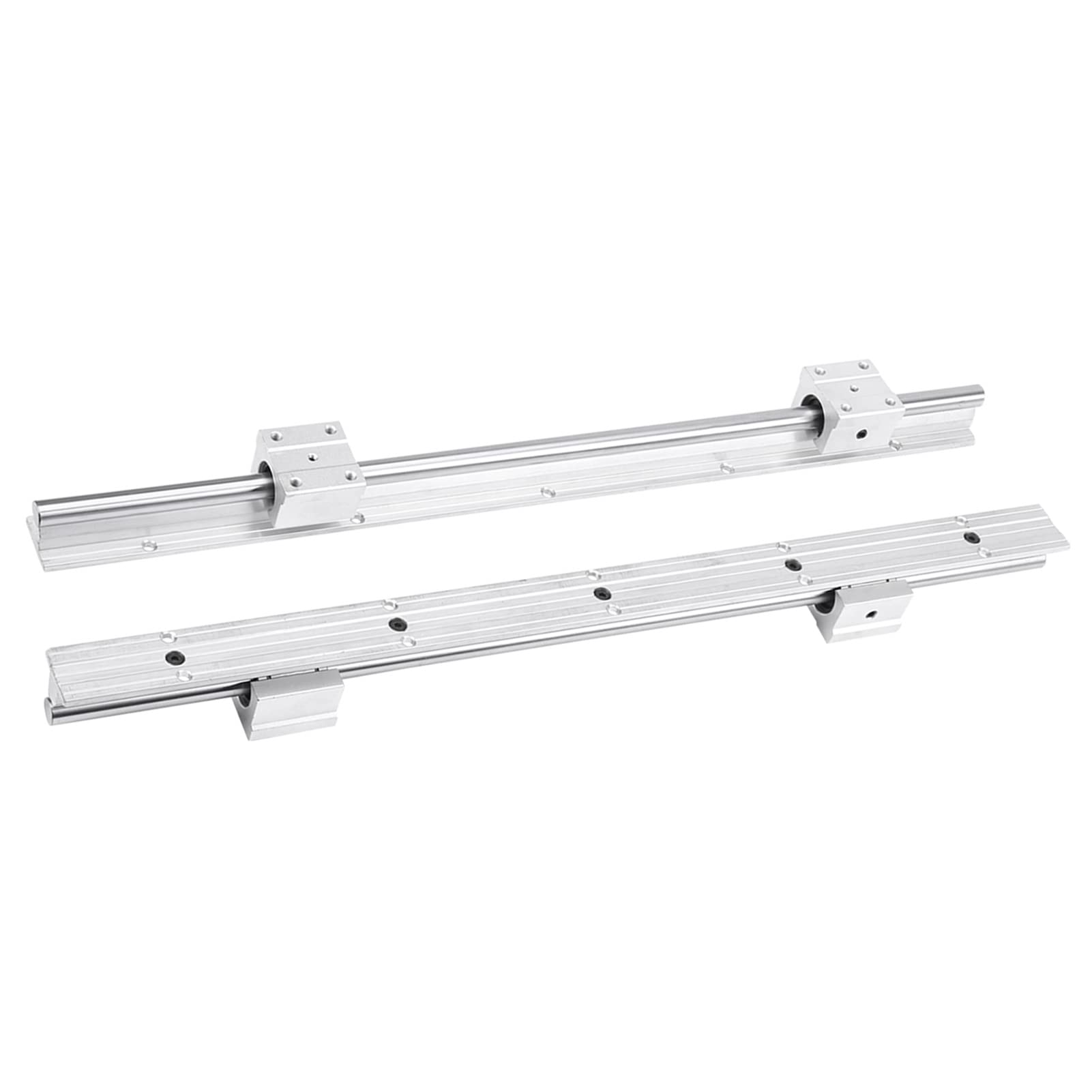 Alomejor Metalowa Szyna Liniowa 500mm, Pre-drilled Holes, for Prowadnice