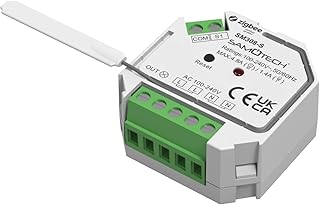 SAMOTECH Zigbee Switch Standard NO Neutral On/Off Module Compatible with Philips Hue, Home Assistant, Homekit, Smarthings, Hubitat and Other Zigbee Hubs (SM308-S)