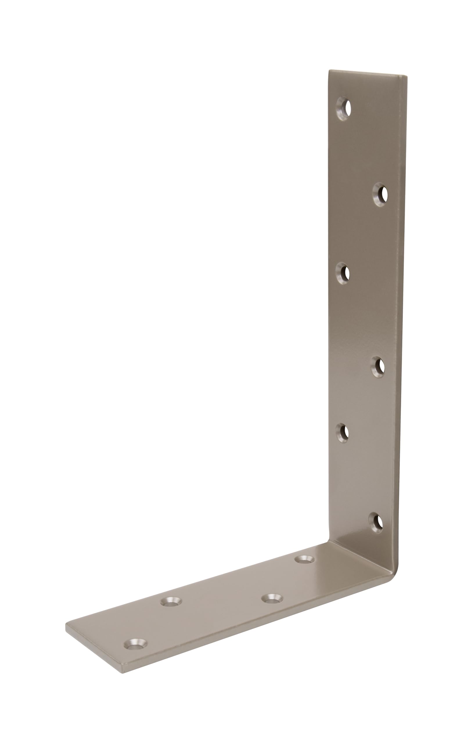 Alberts 821395 DURAVIS® Équerre de poutre | ailes inégales | en beige perle, à couche duplex RAL 1035 | taille 160 x 240 x 50 mm | kit de 10