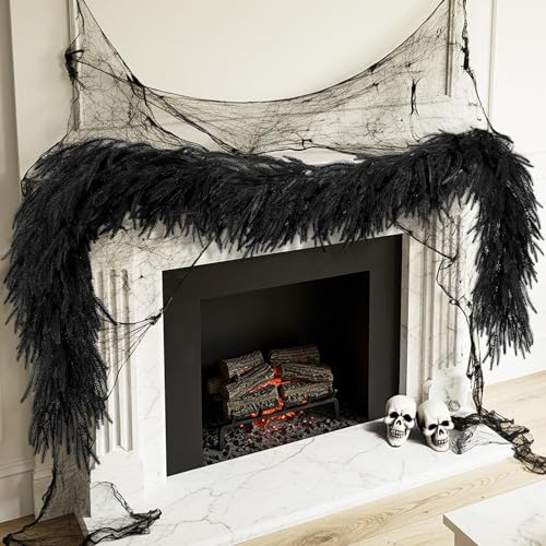 N&T NIETING 5.9FT Black Artificial Norfolk Pine...