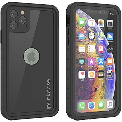 PunkCase iPhone 11 Pro Max Waterproof Case [StudStar Series] [Slim Fit] [IP68 Certified] [Shockproof][Dirtproof][Snowproof] 360 Full Body Armor Cover Compatible W/Apple iPhone 11 Pro Max [Black] Cover