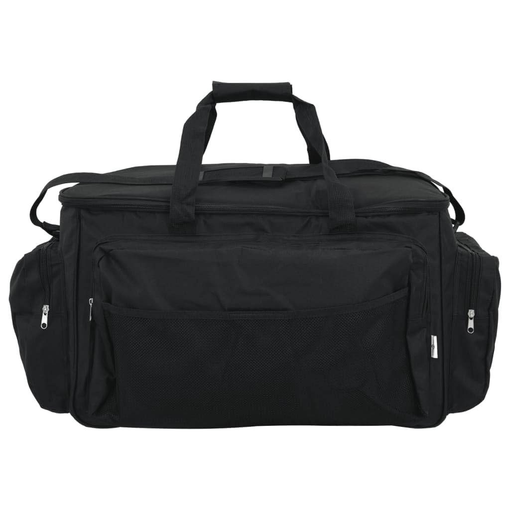 Furniture Select - Bolsa de pesca impermeable de tela Oxford negra, Black