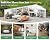 AMERLIFE 25x30x11.5 FT Outdoor Metal Garage Shed with Front Double & Side Hinged Doors, Extra Large Storage Shed with 4 Windows, Carport for Bass Boats, Full-Sized Pickups and Tractors