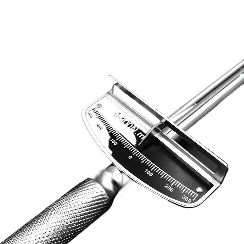 Telescopic Ratchet Klucz dynamometryczny z przezroczystą skalą metryczny calowy napęd do antypoślizgowego 300N/500N Klucze dynamometryczne(500NM 3-4)
