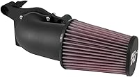 K&N 57-1138 Cold Air Intake Kit for 2017-2020 Harley Davidson Touring & Softail - Dyno-Tested Horsepower Boost