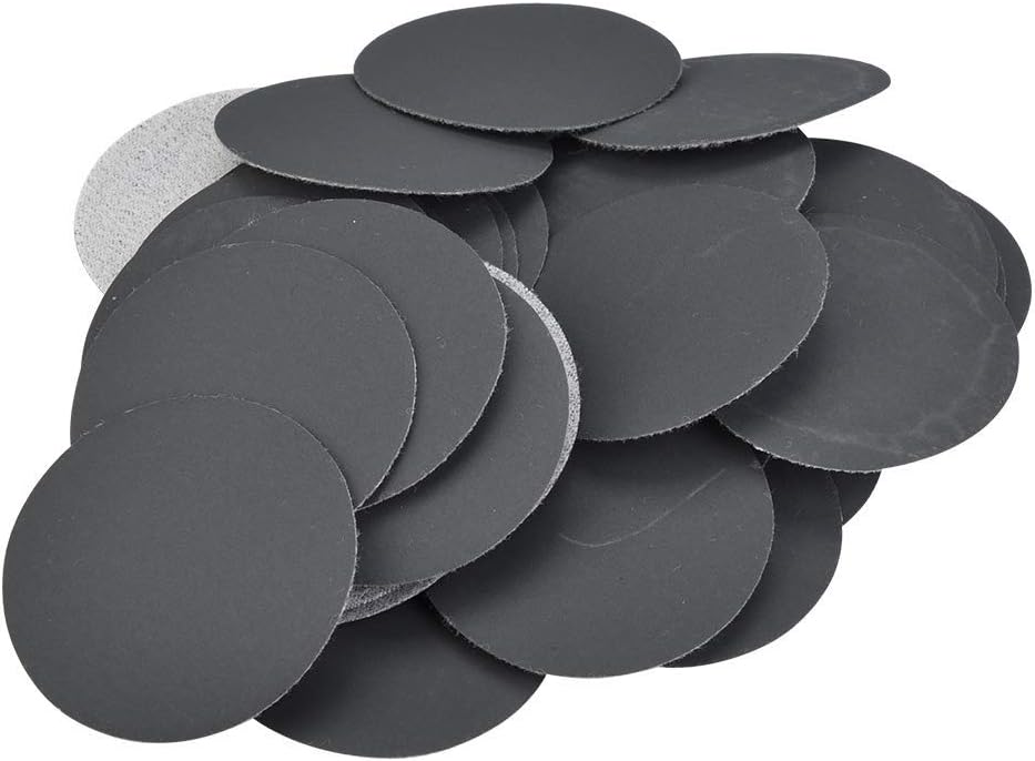 Sanding Discs Pads 50mm Sandpaper Assorted Sanding Polishing Paper Different Sandpaper Granularity 50pcs for Random Orbital Sander(1500#)
