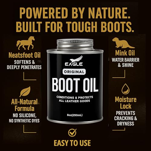 Eagle Leather Boot Oil 8.45oz