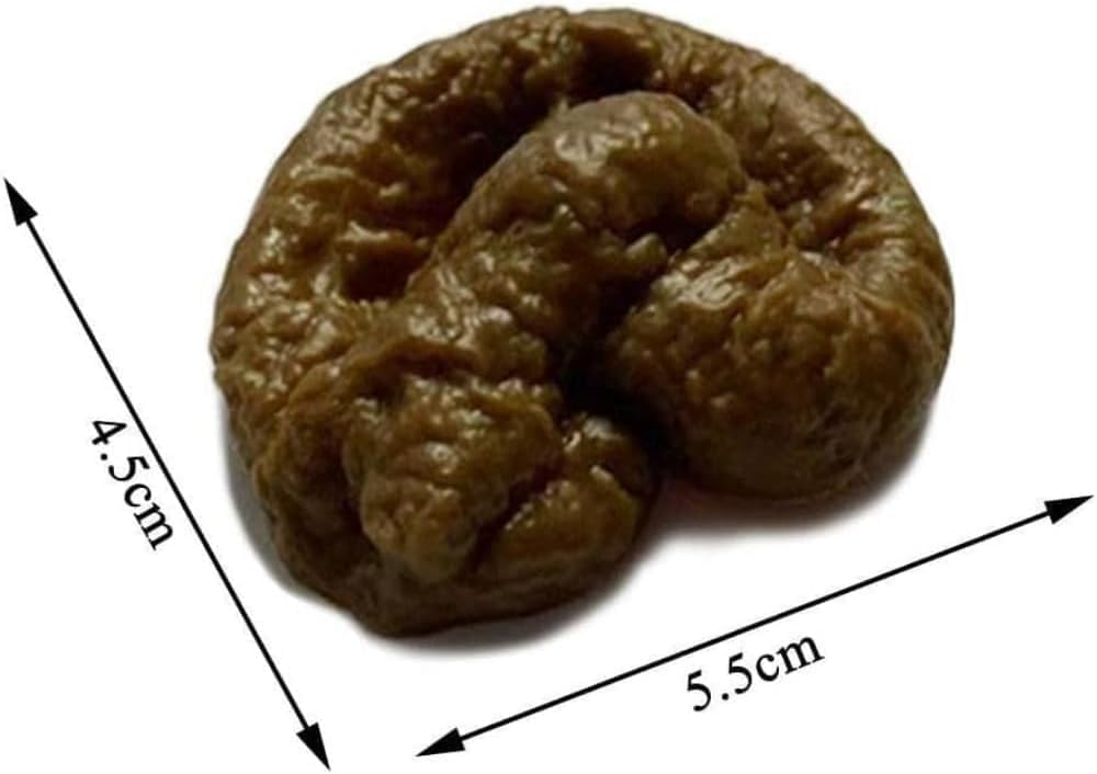 2Pcs Fake Poopy Toy, Brown Realistic Fake Poop, Novelty Floating Fake Poop Toys for April Fools' Day Prank, Perfect Gag Gift - Image 2