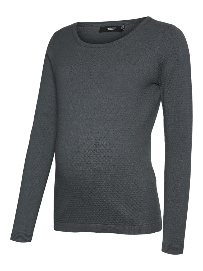 Mamalicious Vmmcare Structure LS O-Neck Blou Noos Pullover Donna