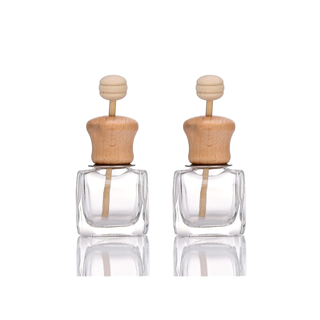 Amazon.co.jp: アロマディフューザー 10ml 車用 香水瓶 2個セット 蓋 