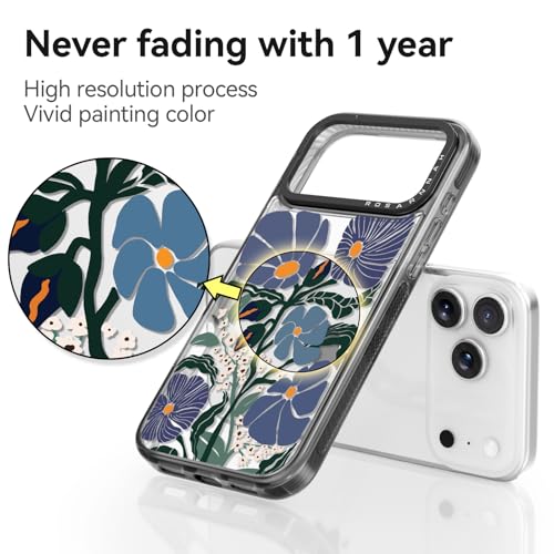 Coque iPhone Pro Max Rosarnnah 17BS antichoc Passiflora Caerulea - 6