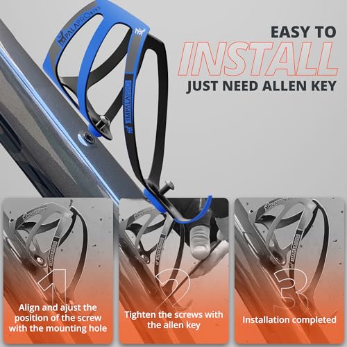 IMPALAPRO Portabotellas de carbono ultraligero para bicicletas de carretera y MTB 18g miniatura 6