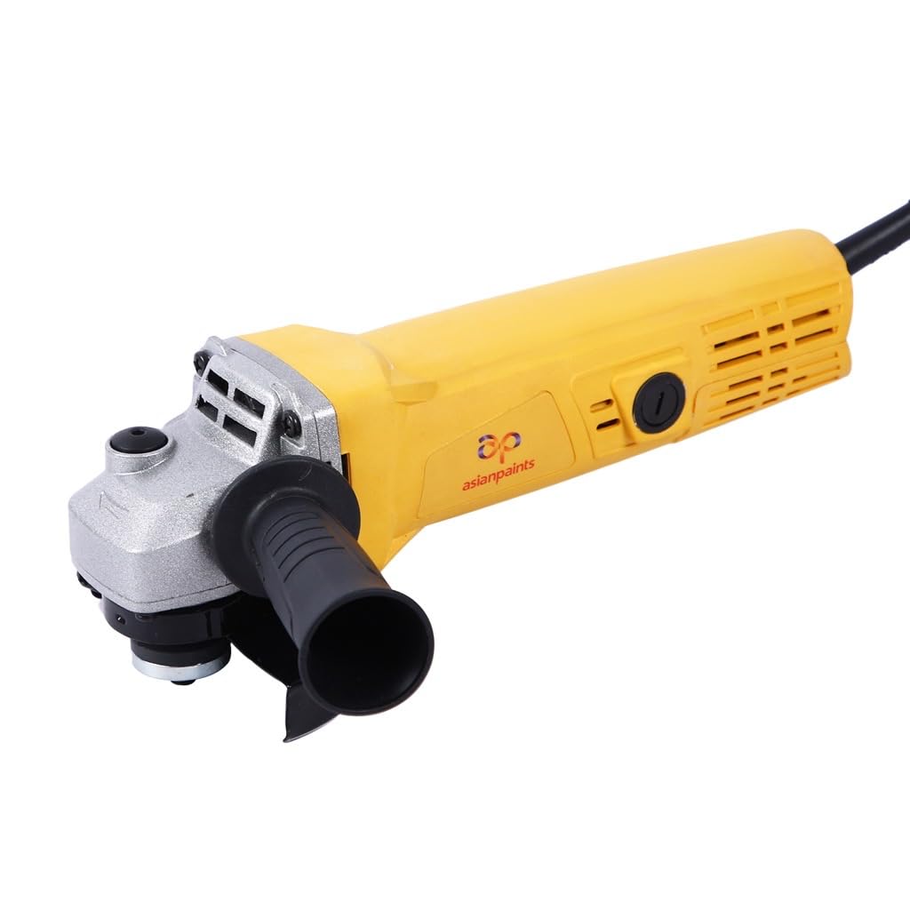 Asian Paints Trucare professional Angle Grinder 670w for Grinding, Cutting, Stripping & Polishing, With Protective Guard | Dust proof construction | (670w | 100mm | Yellow| 6 months warranty) (B0C591SK2J) Amazon Price History, Amazon Price Tracker