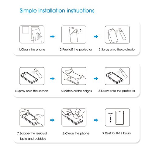 Pellicola Protettiva Galaxy Note8, [2-PACK] SPARIN...