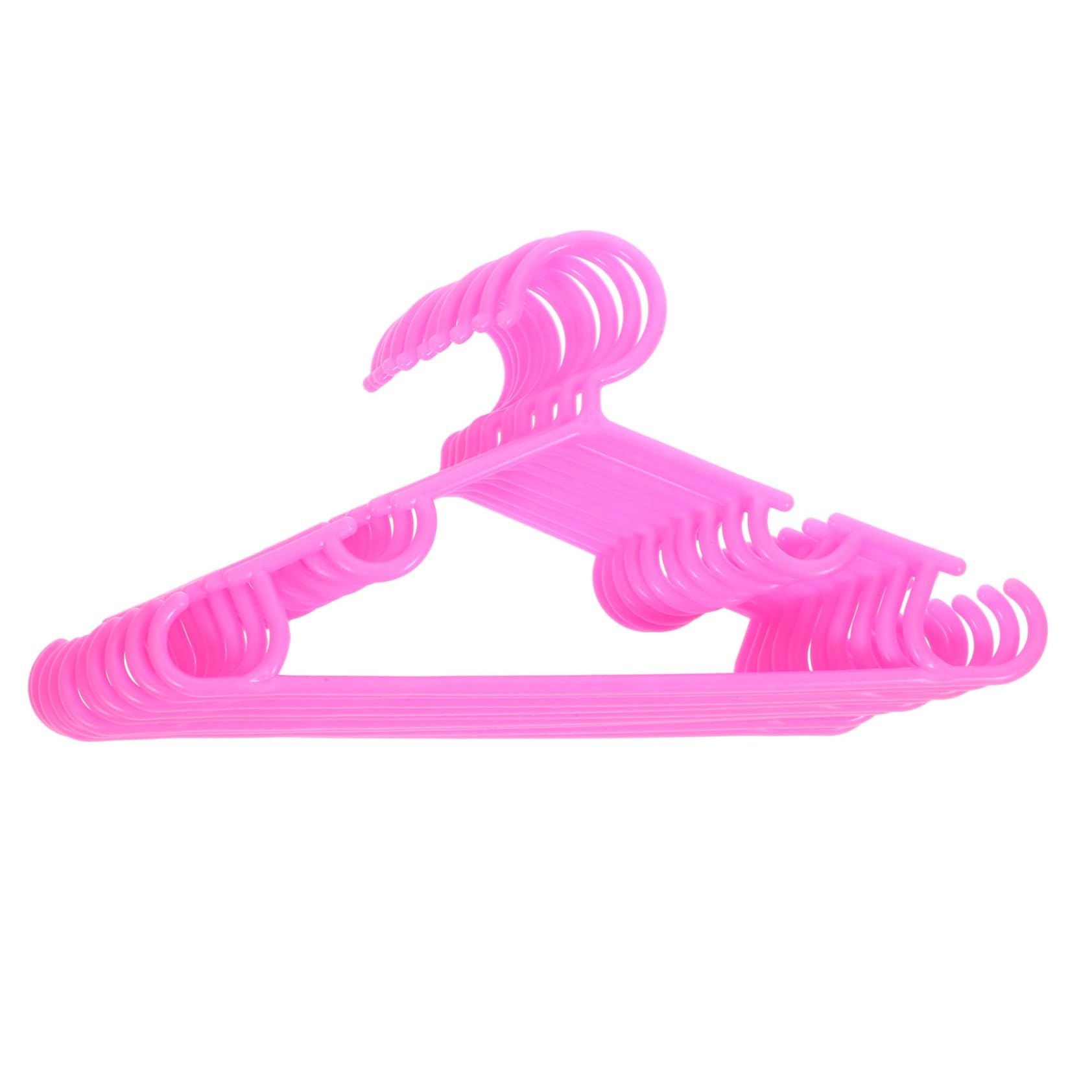 TOPBATHY 50 Uds Perchas para Niños Perchas para Ropa para Faldas Estante para Ropa Percha para Botas Que Ahorra Espacio De Plástico para Niños Pequeños Percha para