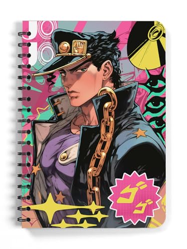 Image of Star Platinum Anime Sketchbook A5 Spiral Drawing Sketch Book Unruled for Kids Students Gift