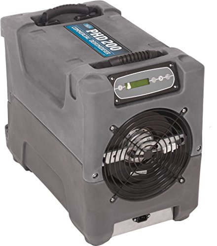 Dri-Eaz PHD 200 Commercial Dehumidifier with Pump, Crawl Space and Basement Drying, F515, Up to 16 Gallon Water Removal per Day, Gray - Thumbnail 3