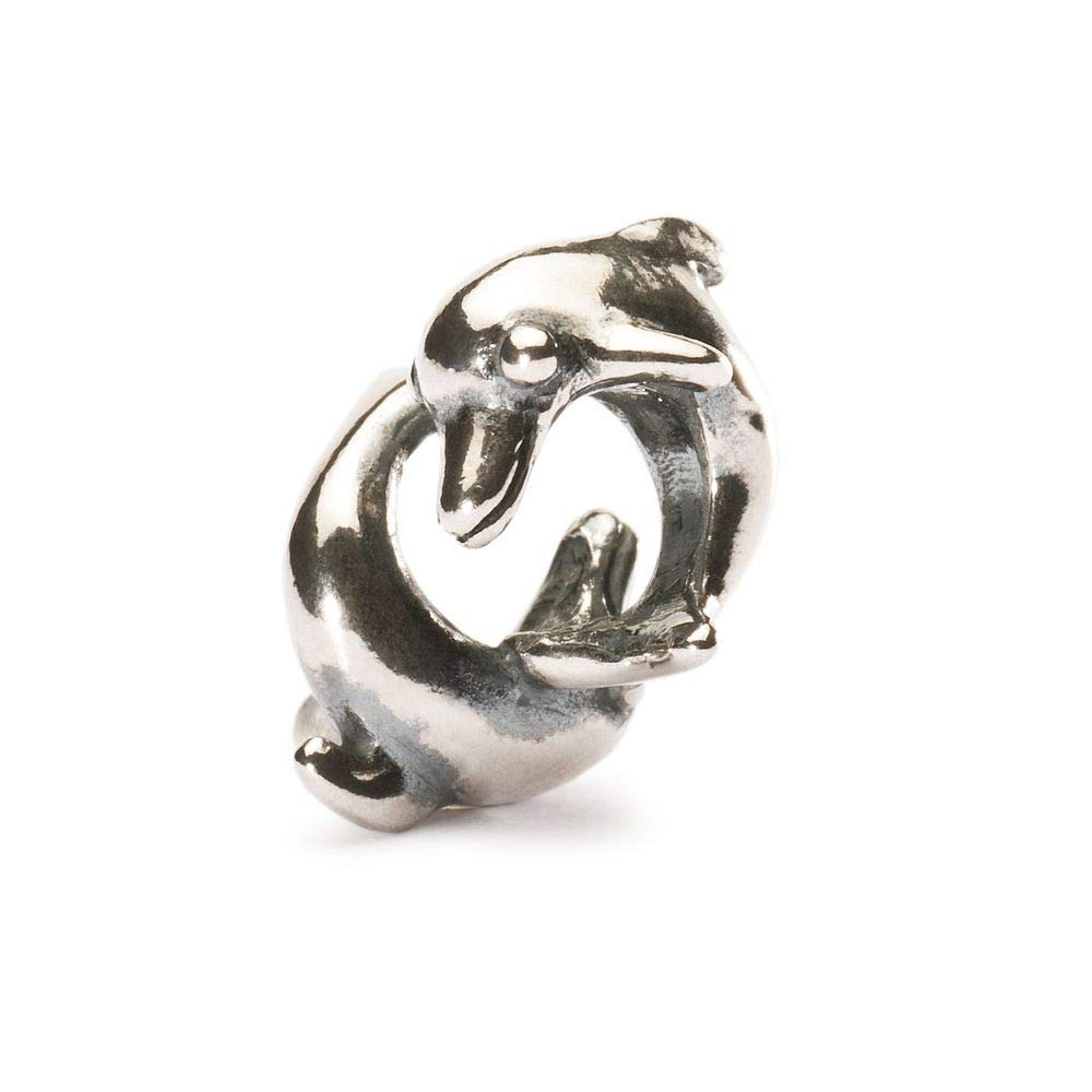 Trollbeads Silver 925 Bead Playing Dolphins