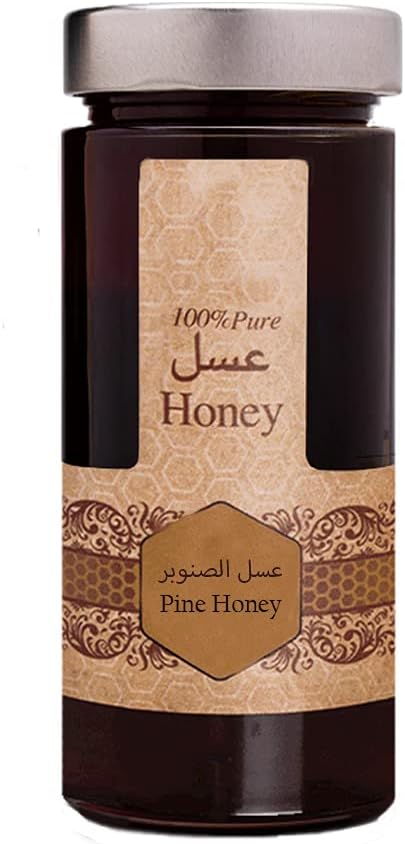 Al-Malaky Royal Al Malaky Pine Honey, Boost Metabolism, Rich in Nutrients, 100% Natural & Pure Pine Honey (400 G)