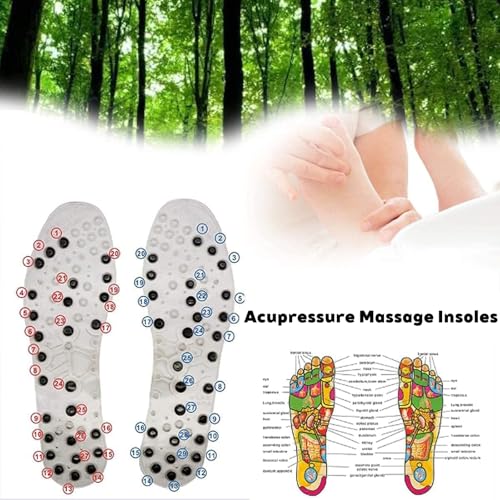 2 Pares de Plantillas Magnéticas Transpirables para Hombre y Mujer miniatura 3