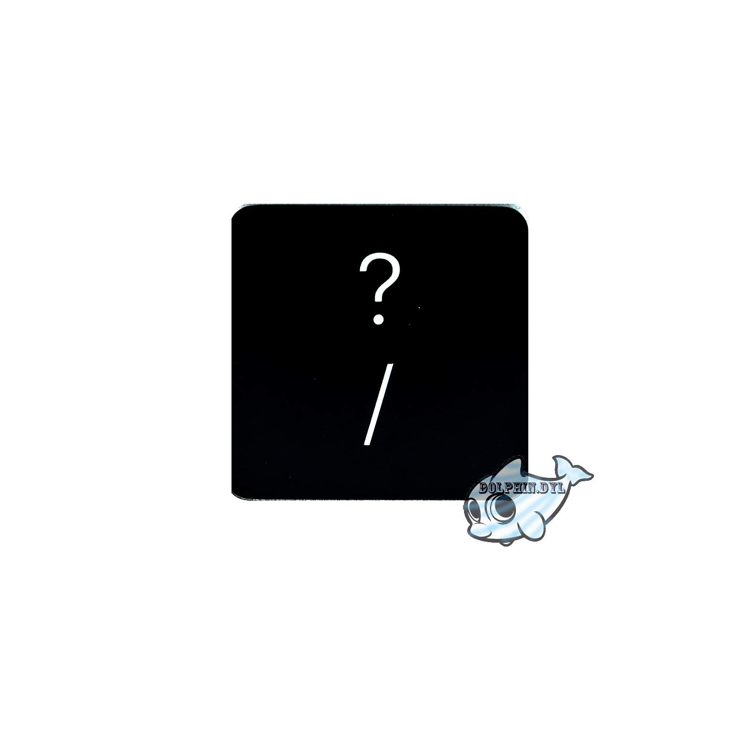 Dolphin.dyl(TM) Replacement Individual Key Cap for US MacBook Pro A1706 A1707 A1708 Key Keyboard(Key Cap Only) (Slash/Question Mark / ?)