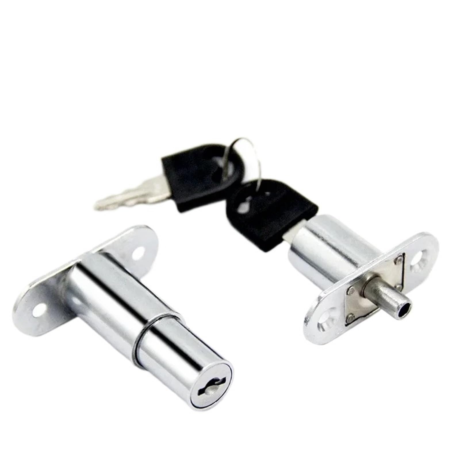 Ntbpeyzvqf 32Mm 23/ Sliding Door Window Locks With Keys Tongue Bolt Latch Cabinet Wardrobe With Key Furniture Hardware 1Pcs(32Mm)