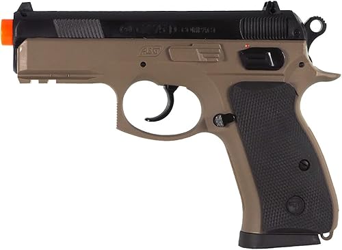 ASG CZ 75D Compact Flat Dark Earth - Pistola de resorte Airsoft de 0.236in