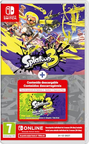 Nintendo Switch Splatoon 3 + Exp Pass + 3 meses NSO