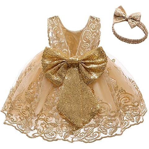 Robe de fête bébé fille FYMNSI Cover