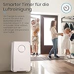 Pro Breeze HEPA Luftreiniger Allergiker für 52㎡ mit 5-in-1 HEPA Luftfilter gegen Schimmel Staub Pollen Rauch, CADR 218m³/h, Air Purifier für Raucherzimmer, 99,97% Filterleistung, Timer, Schlafmodus – Bild 5