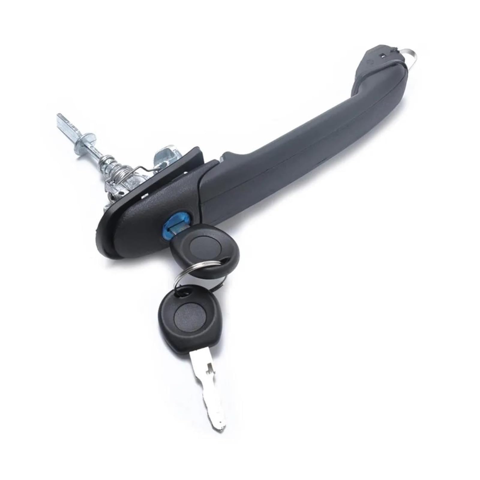 HETEVSCCK 6N0837207C 6N0837207D Car Door Lock Handle Front Right Left with Barrel Keys for VW for Polo 6N 6N1 6N2
