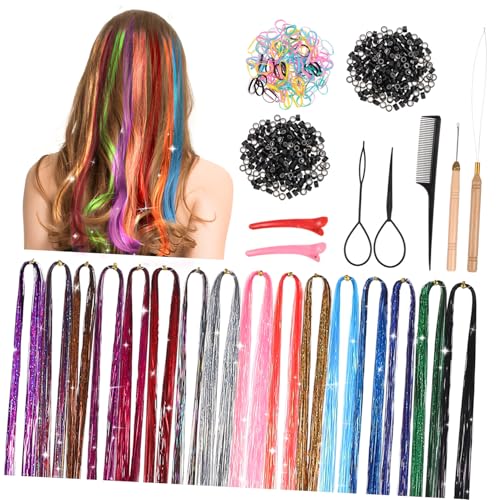 Extensions Cheveux Tressés Pailletés PLAFOPE pour Vos Coiffures de Fêtes et Festivals
