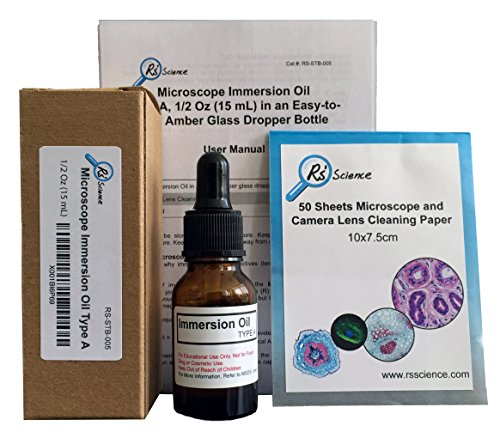 Microscope Immersion Oil, Type A, 1/2 Oz (15 mL) in