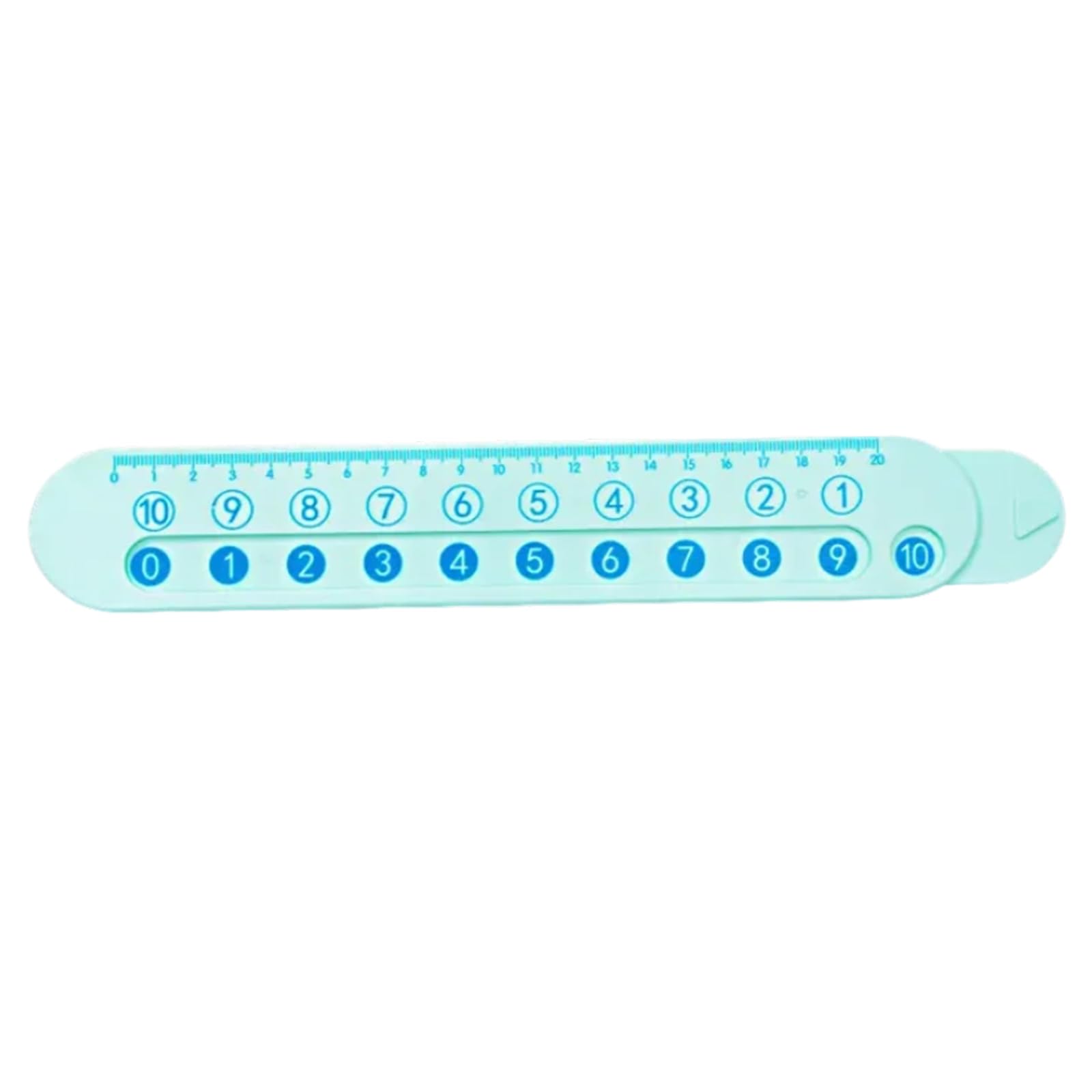 Hsioluted Green 20Cm Math Mathematics Ruler Addition Subtraction Measuring Tool For Students Architects Technical Drawing Sketching Multipurpose Addition Subtraction Operations Ruler