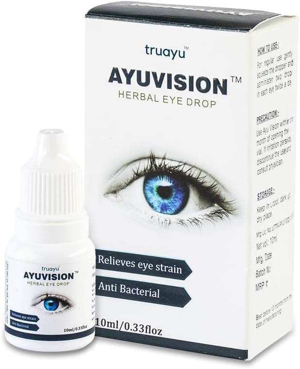 Herbal Eye Drop for Relieves Dryness, Irritation,Redness & Itching | Daily Use Eye Drop - 10ml (Pack of 6)
