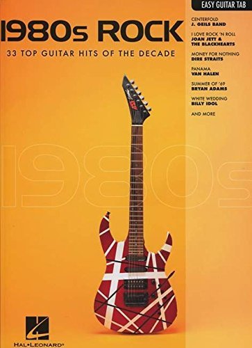 1980s Rock Songbook Easy Guitar with Notes & Tab