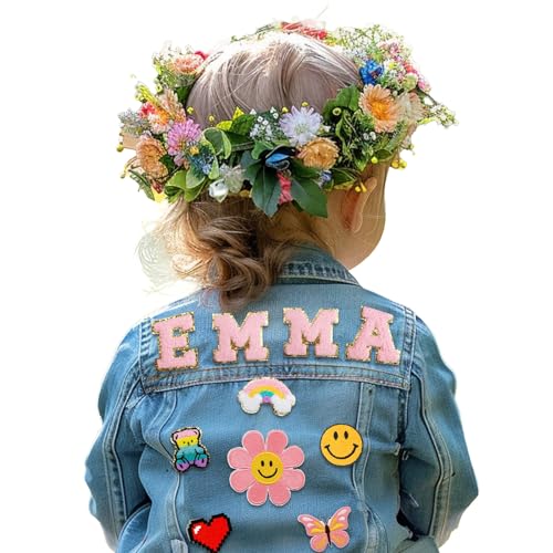Personalized Kids Denim Jacket, Back to School Outfits for Girls Boys, Custom 1-8 Years Old Girls Boys Birthday Gifts, Custom Boys' Girls' Outerwear Jackets & Coats with Name and Patterns - Main Image