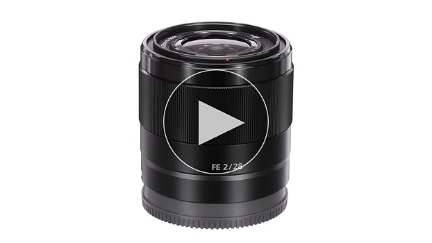 Sony SEL28F20 Full Frame E-Mount 28mm F2.0 Wide Lens, Black