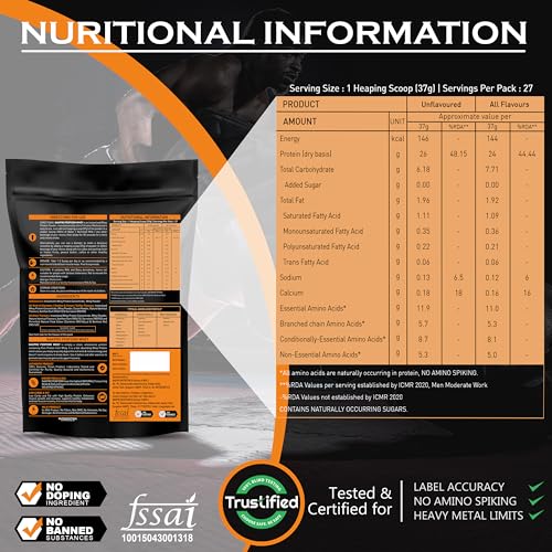 Image of NAKPRO NUTRITION Perform Whey Protein Concentrate | 2kg Vanilla | 24g Protein, Trustified Certified