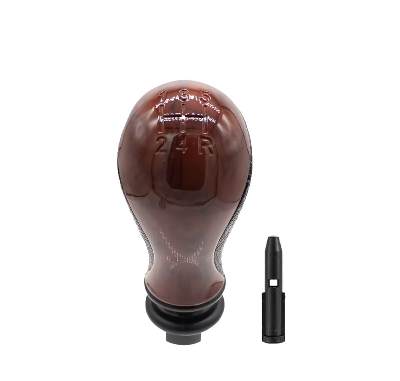Ghqfrop Wood Grain Transmission Gear Shift Knob For Citroen For C5 2001-2008 For Xsara For Picasso 1999-2008 5 Speed Car Gear Shift Shifter Knob Stick Head Car Gear Stick Knob(Wood Grain)